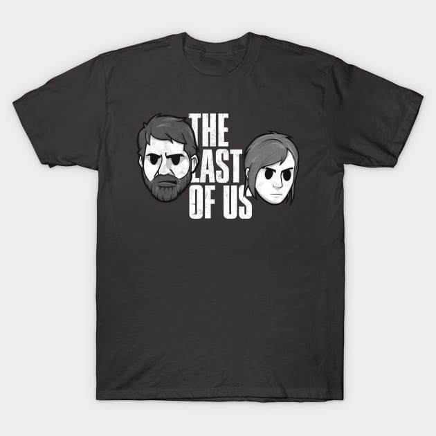 TLOU Cartoon Joel and Ellie T-Shirt by Weekly Planet Posters